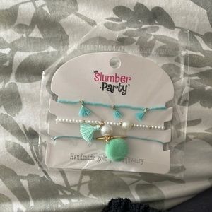 NWT slumber party 3 piece girls bracelets. 
Some colors I have multiple of.